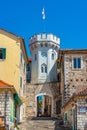 Sahat Kula tower in the old town of Herceg Novi, Montenegro