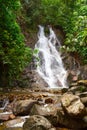 Sai Rung waterfall in Thailand Royalty Free Stock Photo