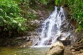 Sai Rung waterfall in Thailand Royalty Free Stock Photo