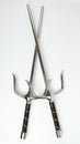 Sai weapon isolated Royalty Free Stock Photo