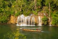 Sai Yok Yai waterfall in thailand Royalty Free Stock Photo