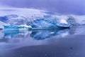 Saibloat Icebergs Glacier Snow Mountains Paradise Bay Skintorp Cove Antarctica Royalty Free Stock Photo