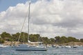 Nautical sport port in Mallorca. Colonia Sant Jordi. Balearic islands