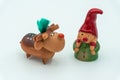 Christmas elves or Christmas Gnomes and reindeer