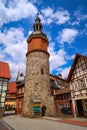 Saiger tower in Stolberg at Harz Germany Royalty Free Stock Photo