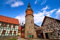 Saiger tower in Stolberg at Harz Germany Royalty Free Stock Photo