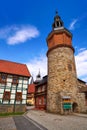 Saiger tower in Stolberg at Harz Germany Royalty Free Stock Photo