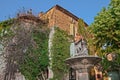 Saignon, Vaucluse, Provence, France: the square Place de la Fontaine