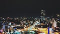 Saigon skyline at night