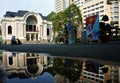 Saigon theatre, ancient opera house Royalty Free Stock Photo