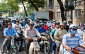 Saigon traffic Royalty Free Stock Photo