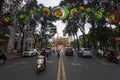 SAIGON, VIETNAM - JAN 23, 2017 - Decorative at Saigon during Lunar New Year at downtown of Ho Chi Minh City, Vietnam Royalty Free Stock Photo