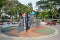 Saigon, Vietnam, January, 20, 2015. Nobody, Children's Playground in the Park in Saigon