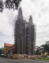 Saigon, Vietnam - Jun 16, 2021 - The restoration of Notre Dame Cathedral of Saigon - Deterioration worse than estimated