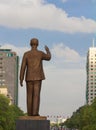 Saigon, Vietnam - June 28, 2017: Ho Chi Minh statue, Saigon, Vietnam. Royalty Free Stock Photo