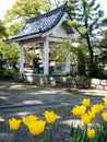 On the grounds of Kichijoji, temple number 63 of Shikoku pilgrimage Royalty Free Stock Photo