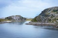 Sail along the fjords towards Bodo, Norway III Royalty Free Stock Photo