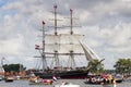 Sail Amsterdam 2010 - The Sail-in Parade Royalty Free Stock Photo