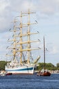 Sail Amsterdam 2010 - The Sail-in Parade Royalty Free Stock Photo