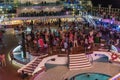 Sail away party on MS Regal Princess