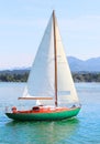 The sail boat. Royalty Free Stock Photo