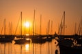 Sail Boat Docked at Monroe Harbor