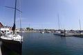 Sail boat at the harbor Royalty Free Stock Photo