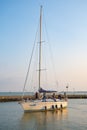 Sail boat, sailboat, sunset