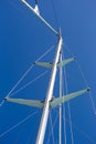 Sail boat mast Royalty Free Stock Photo