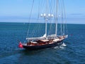 Sail boat on Nantucket Sound MA