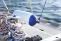 Sail Boat Winch / yachting Royalty Free Stock Photo