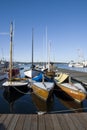 Sail boats docked on Union Lake