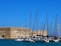 Sail Boats In Harbour In Heraklion Crete Greece