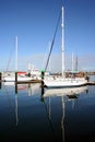 Sail boats, Melbourne, Australia Royalty Free Stock Photo