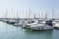 Sail boats port Royalty Free Stock Photo
