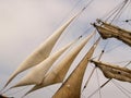 Sail closeup Royalty Free Stock Photo