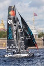 Sail Portugal catamaran on Extreme Sailing Series Act 5 catamarans race on 1th-4th September 2016 in St. Petersburg