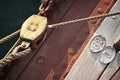 Sail pulley Royalty Free Stock Photo