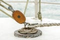 Sail pulley Royalty Free Stock Photo