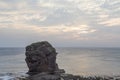 Sail Rock in Kenting National Park, Taiwan Royalty Free Stock Photo