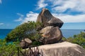 Sail rock natural stone arch at similan island Royalty Free Stock Photo
