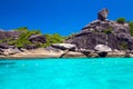 Sail rock, Similan Island, Thailand Royalty Free Stock Photo