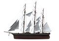 Sail Ship Isolated Royalty Free Stock Photo