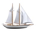 Sail Ship Isolated Royalty Free Stock Photo