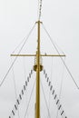 Sail ship mast Royalty Free Stock Photo