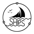 Sail ships logo