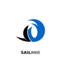 Sail wave logo