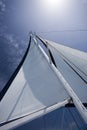 Sail on a yacht Royalty Free Stock Photo