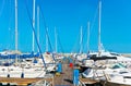 The sail yachts in Venetian port of Chania, Crete, Greece