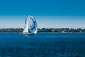 Sailboat on Blue Water